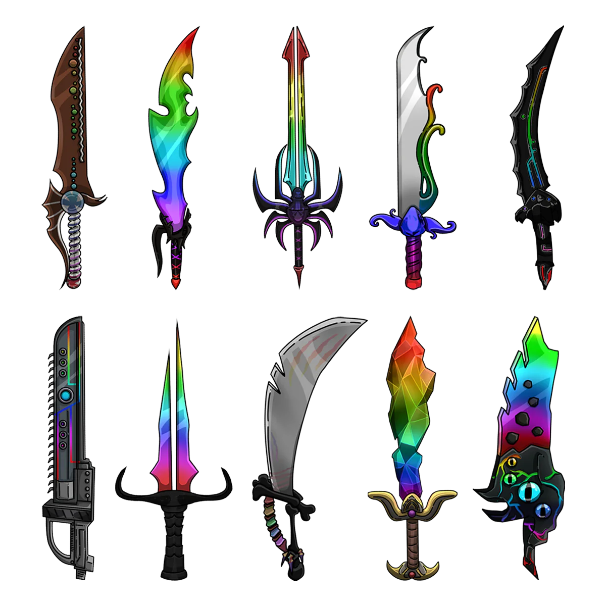 Full Chroma Knives Set Chromas