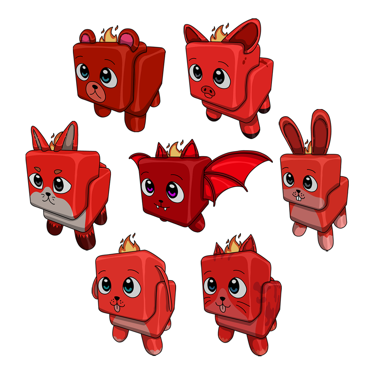 Flaming Pets Bundle Godlies