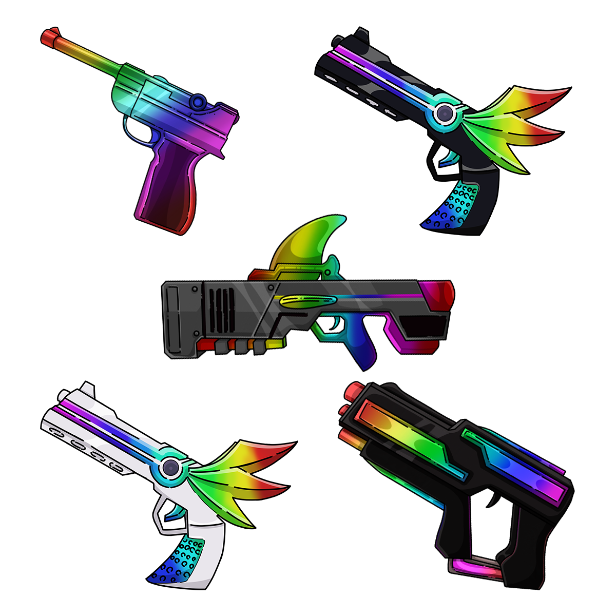 Chroma Gun Set Chromas